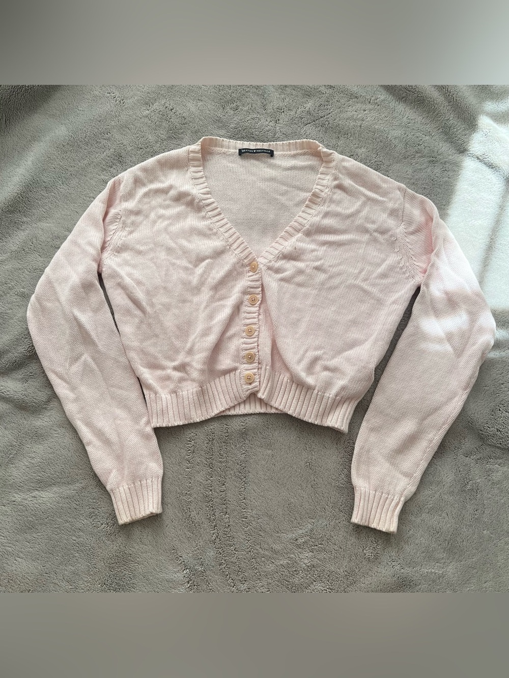 Brandy Melville Pink Cardigan Sweater
